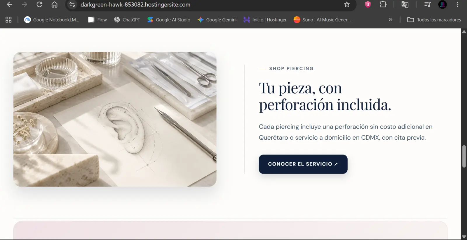 Tienda digital premium HMAQUEDA desarrollada por AIvolucion