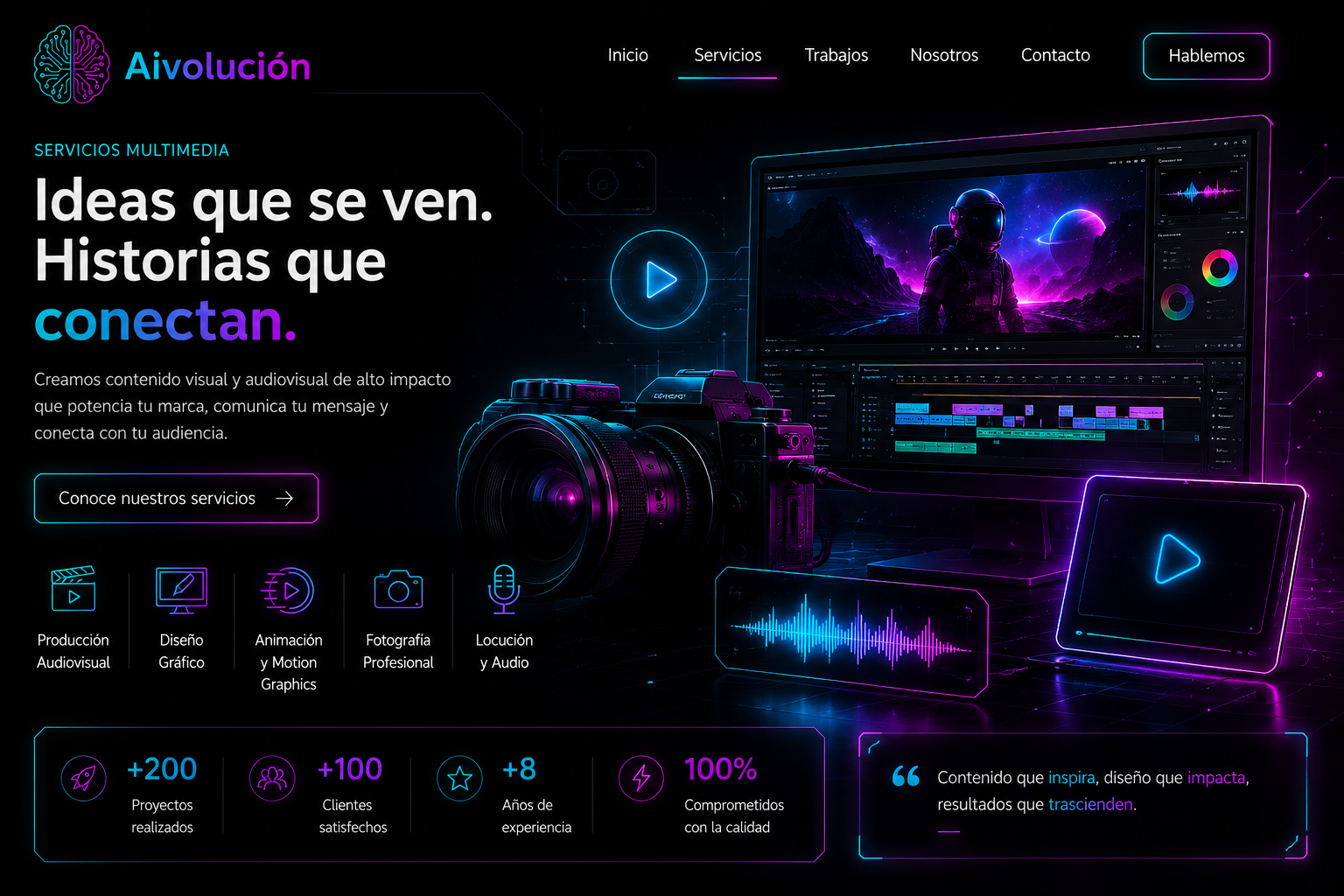 Multimedia IA Icon